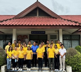 ร่วมให้การต้อนรับพนักงานส่วนตำบลทุ่งนางโอก ตำแหน่ง นิติกรปฏิบัติการ 
